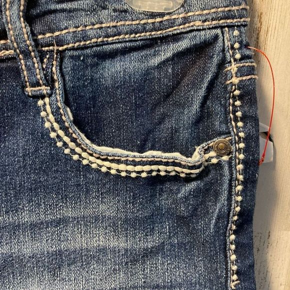 Super Cute Shorts blue Jean by J khaki indigo size 16 New with tag￼ - Picture 3 of 8